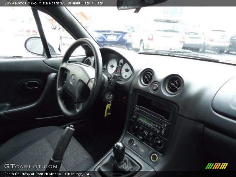 Brilliant Black / Black 1999 Mazda MX-5 Miata Roadster