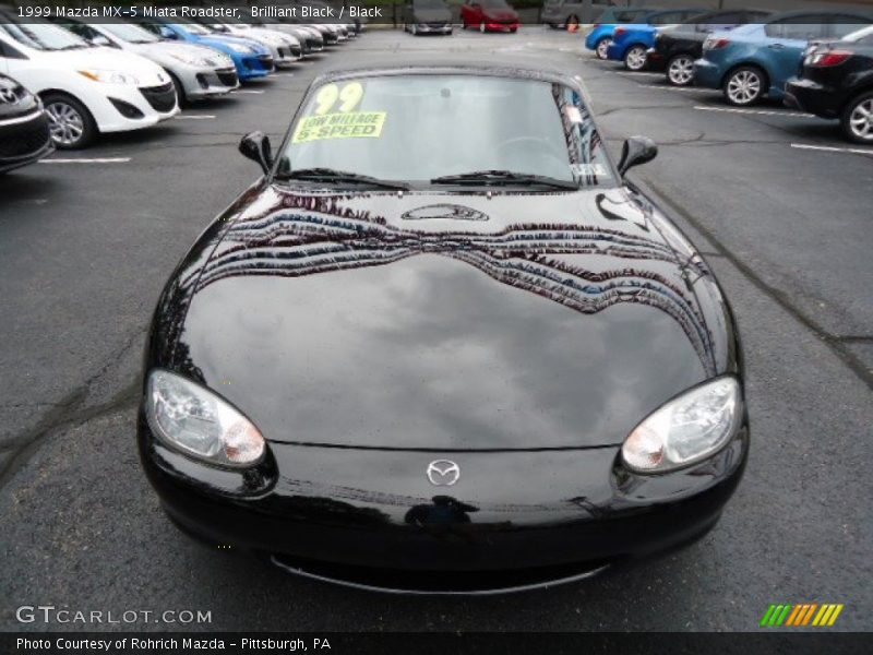 Brilliant Black / Black 1999 Mazda MX-5 Miata Roadster