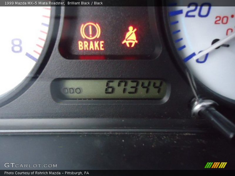 Brilliant Black / Black 1999 Mazda MX-5 Miata Roadster
