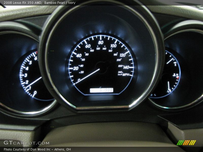 Bamboo Pearl / Ivory 2008 Lexus RX 350 AWD