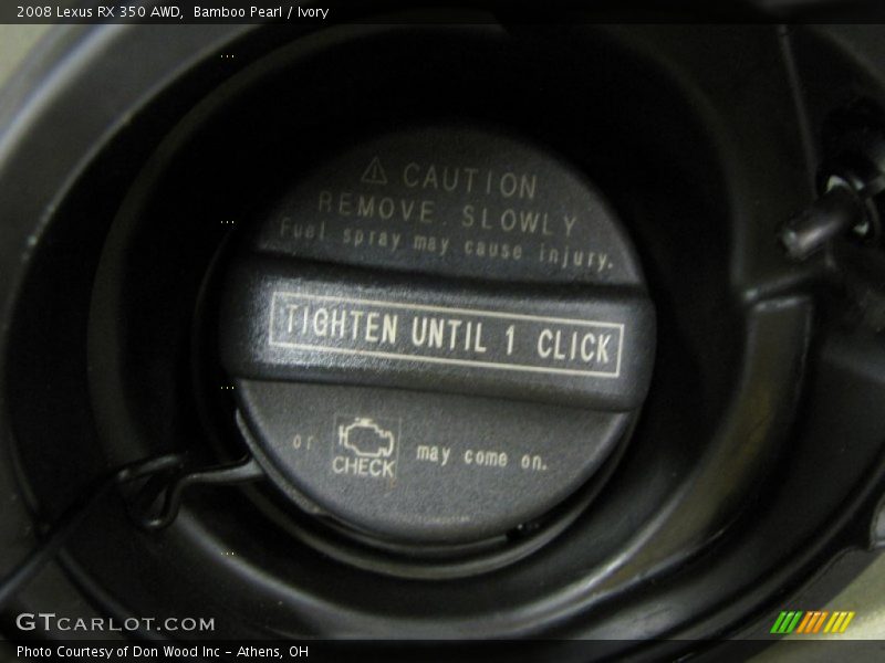 Bamboo Pearl / Ivory 2008 Lexus RX 350 AWD