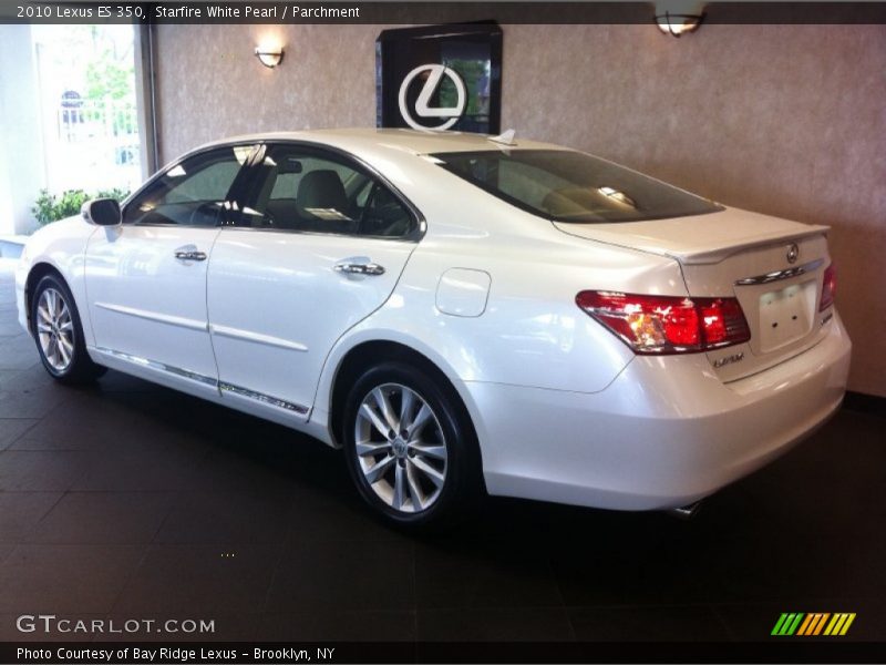 Starfire White Pearl / Parchment 2010 Lexus ES 350