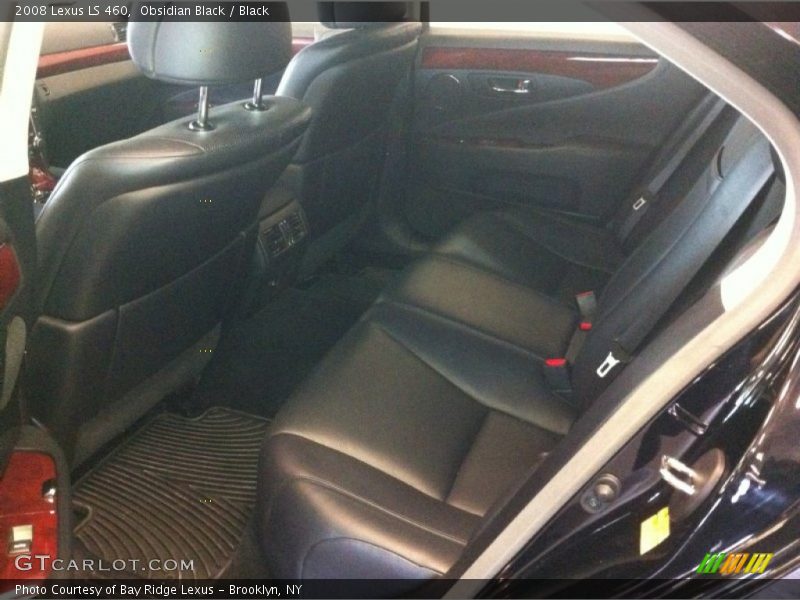 Obsidian Black / Black 2008 Lexus LS 460