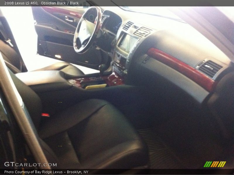 Obsidian Black / Black 2008 Lexus LS 460