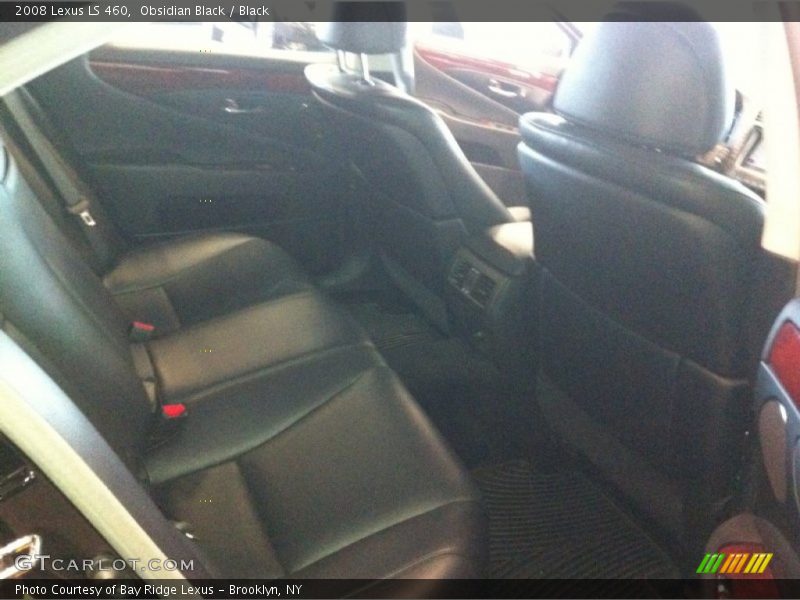 Obsidian Black / Black 2008 Lexus LS 460