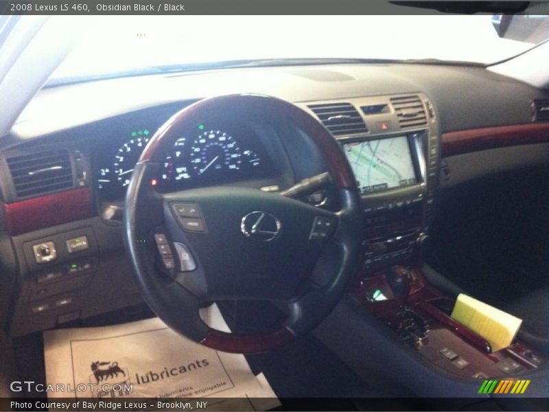 Obsidian Black / Black 2008 Lexus LS 460