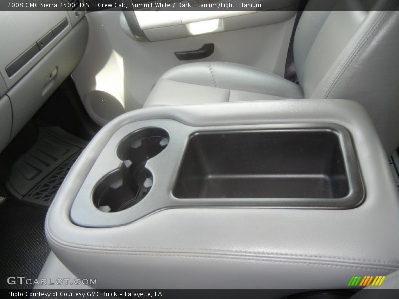Summit White / Dark Titanium/Light Titanium 2008 GMC Sierra 2500HD SLE Crew Cab