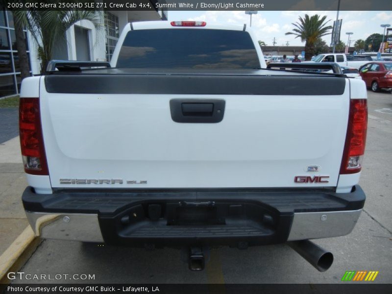 Summit White / Ebony/Light Cashmere 2009 GMC Sierra 2500HD SLE Z71 Crew Cab 4x4