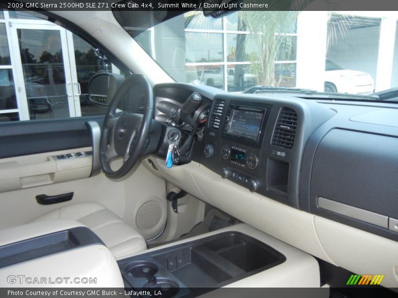 Summit White / Ebony/Light Cashmere 2009 GMC Sierra 2500HD SLE Z71 Crew Cab 4x4