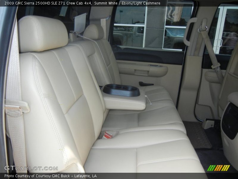 Summit White / Ebony/Light Cashmere 2009 GMC Sierra 2500HD SLE Z71 Crew Cab 4x4