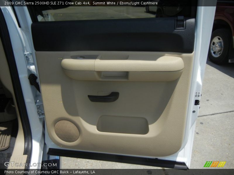 Summit White / Ebony/Light Cashmere 2009 GMC Sierra 2500HD SLE Z71 Crew Cab 4x4