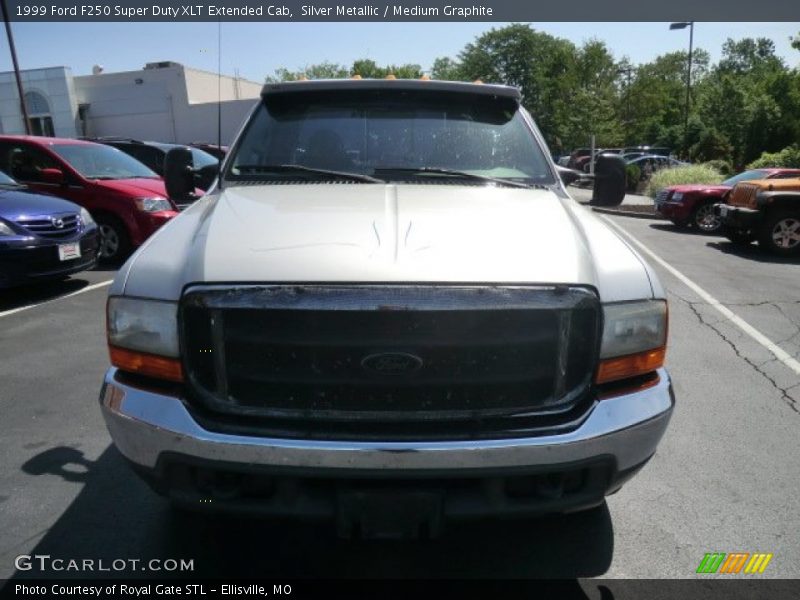 Silver Metallic / Medium Graphite 1999 Ford F250 Super Duty XLT Extended Cab