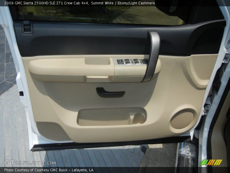 Summit White / Ebony/Light Cashmere 2009 GMC Sierra 2500HD SLE Z71 Crew Cab 4x4