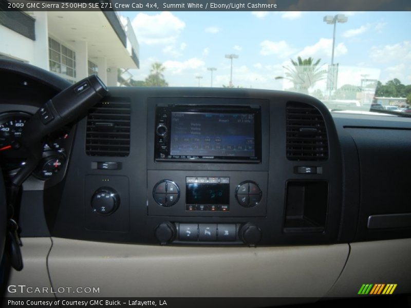 Summit White / Ebony/Light Cashmere 2009 GMC Sierra 2500HD SLE Z71 Crew Cab 4x4
