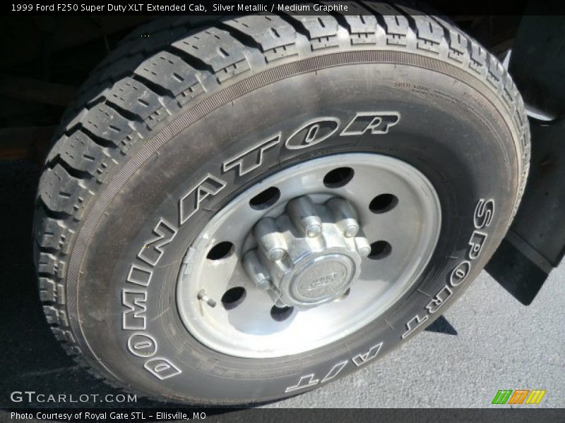 Silver Metallic / Medium Graphite 1999 Ford F250 Super Duty XLT Extended Cab