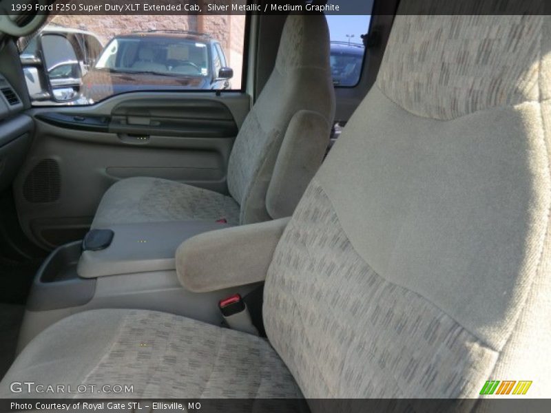Silver Metallic / Medium Graphite 1999 Ford F250 Super Duty XLT Extended Cab