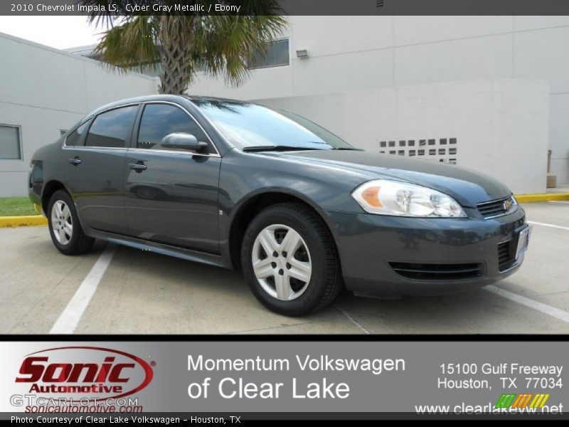 Cyber Gray Metallic / Ebony 2010 Chevrolet Impala LS