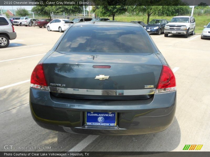 Cyber Gray Metallic / Ebony 2010 Chevrolet Impala LS