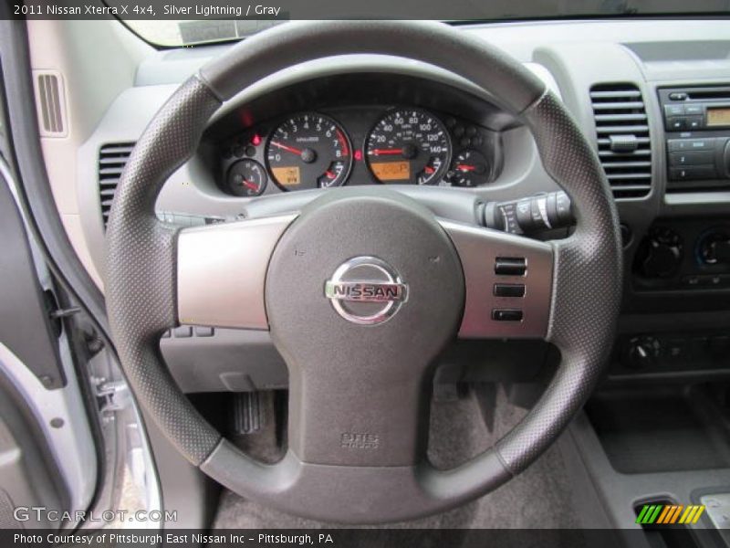 Silver Lightning / Gray 2011 Nissan Xterra X 4x4