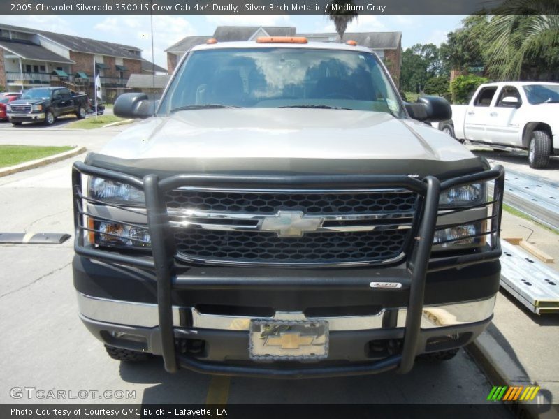 Silver Birch Metallic / Medium Gray 2005 Chevrolet Silverado 3500 LS Crew Cab 4x4 Dually