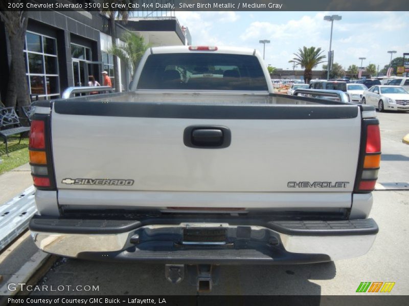 Silver Birch Metallic / Medium Gray 2005 Chevrolet Silverado 3500 LS Crew Cab 4x4 Dually