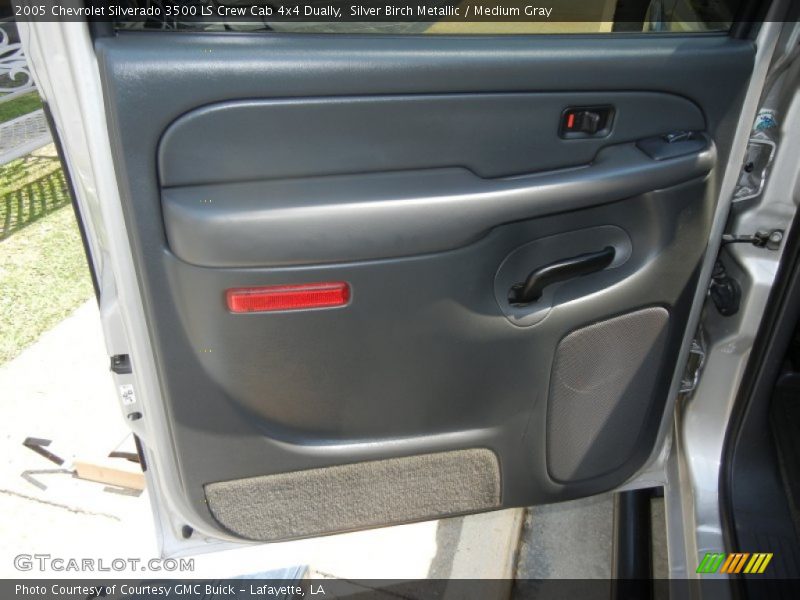 Silver Birch Metallic / Medium Gray 2005 Chevrolet Silverado 3500 LS Crew Cab 4x4 Dually