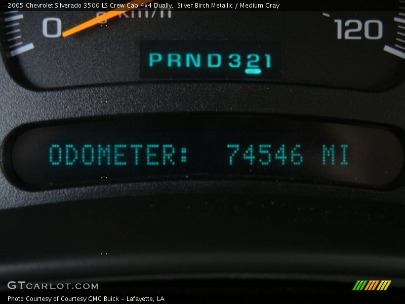 Silver Birch Metallic / Medium Gray 2005 Chevrolet Silverado 3500 LS Crew Cab 4x4 Dually