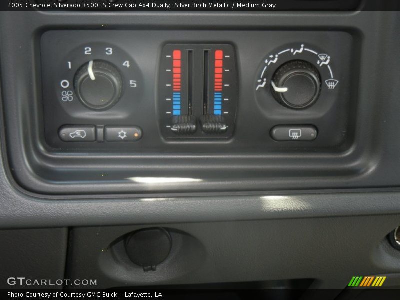 Silver Birch Metallic / Medium Gray 2005 Chevrolet Silverado 3500 LS Crew Cab 4x4 Dually