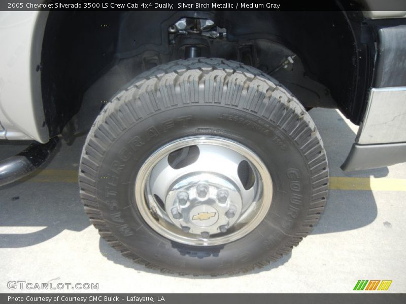 Silver Birch Metallic / Medium Gray 2005 Chevrolet Silverado 3500 LS Crew Cab 4x4 Dually