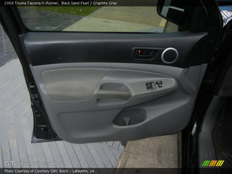 Black Sand Pearl / Graphite Gray 2009 Toyota Tacoma X-Runner