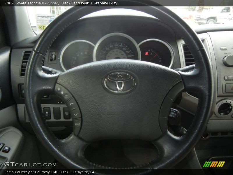 Black Sand Pearl / Graphite Gray 2009 Toyota Tacoma X-Runner