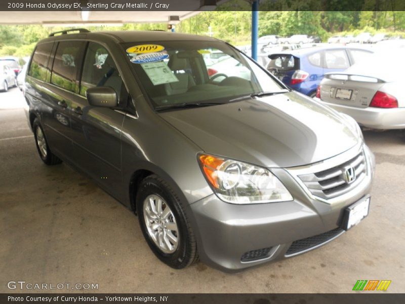 Sterling Gray Metallic / Gray 2009 Honda Odyssey EX