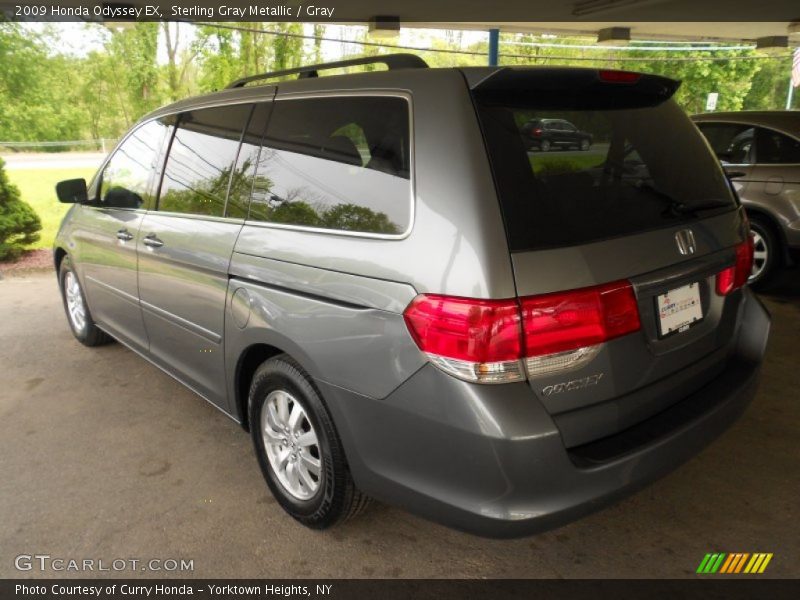 Sterling Gray Metallic / Gray 2009 Honda Odyssey EX