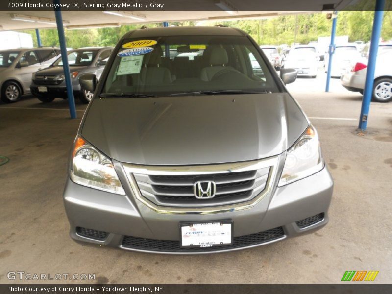 Sterling Gray Metallic / Gray 2009 Honda Odyssey EX