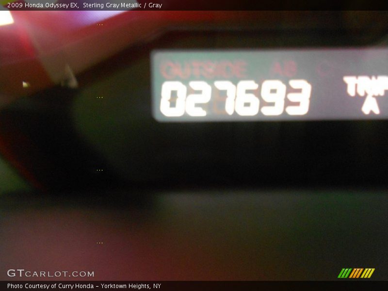 Sterling Gray Metallic / Gray 2009 Honda Odyssey EX