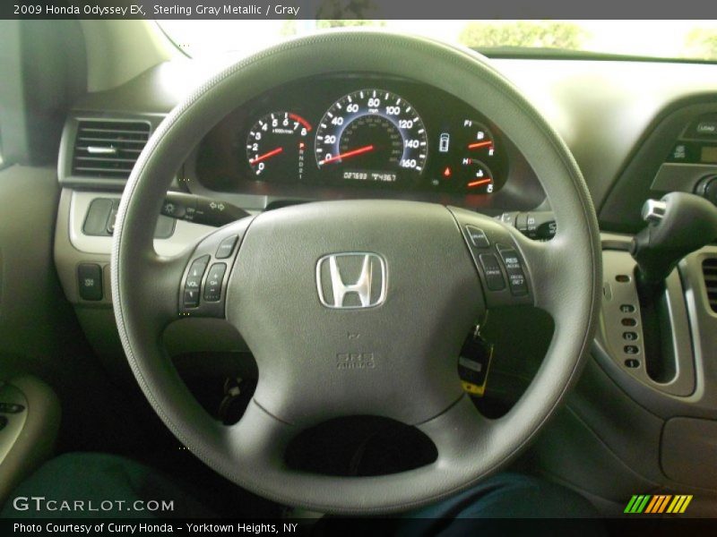 Sterling Gray Metallic / Gray 2009 Honda Odyssey EX