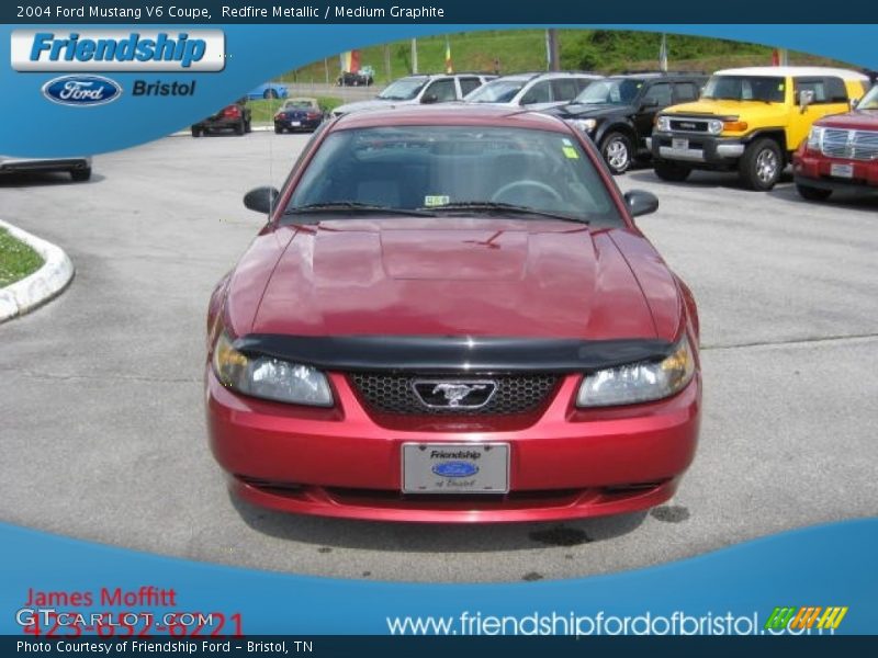 Redfire Metallic / Medium Graphite 2004 Ford Mustang V6 Coupe