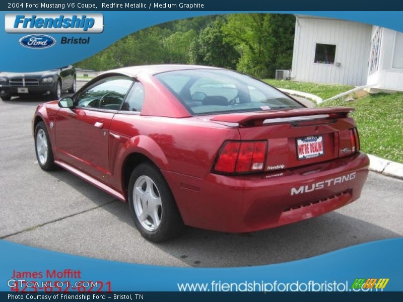 Redfire Metallic / Medium Graphite 2004 Ford Mustang V6 Coupe