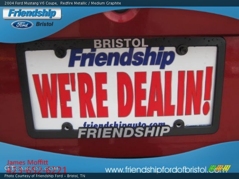 Redfire Metallic / Medium Graphite 2004 Ford Mustang V6 Coupe