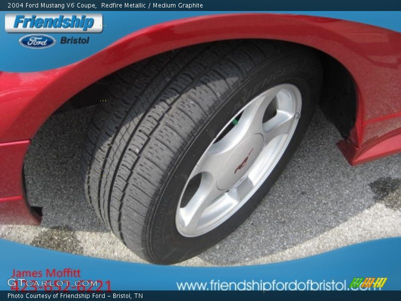 Redfire Metallic / Medium Graphite 2004 Ford Mustang V6 Coupe