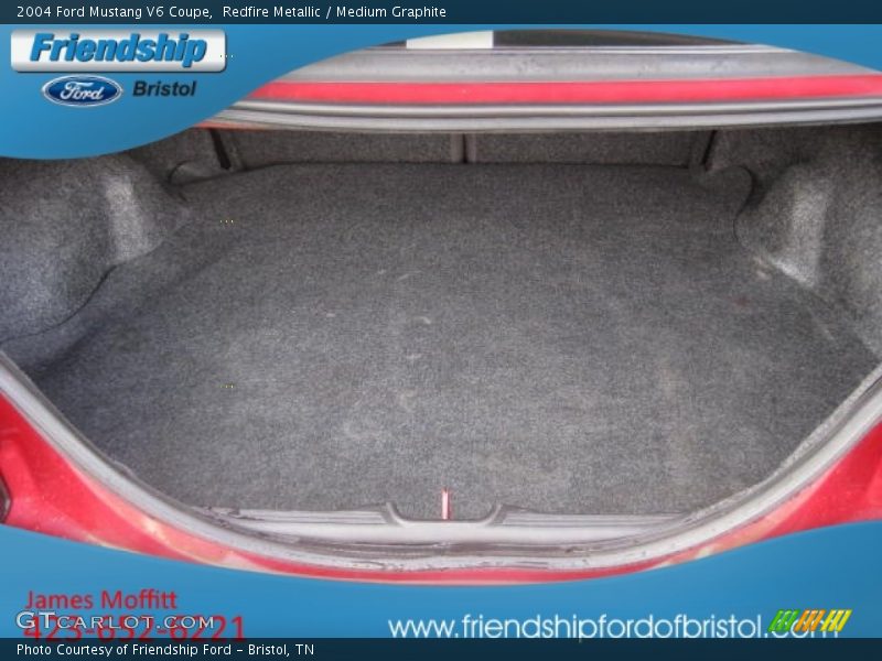 Redfire Metallic / Medium Graphite 2004 Ford Mustang V6 Coupe