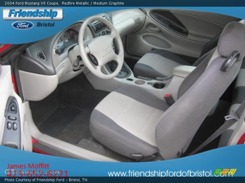 Redfire Metallic / Medium Graphite 2004 Ford Mustang V6 Coupe