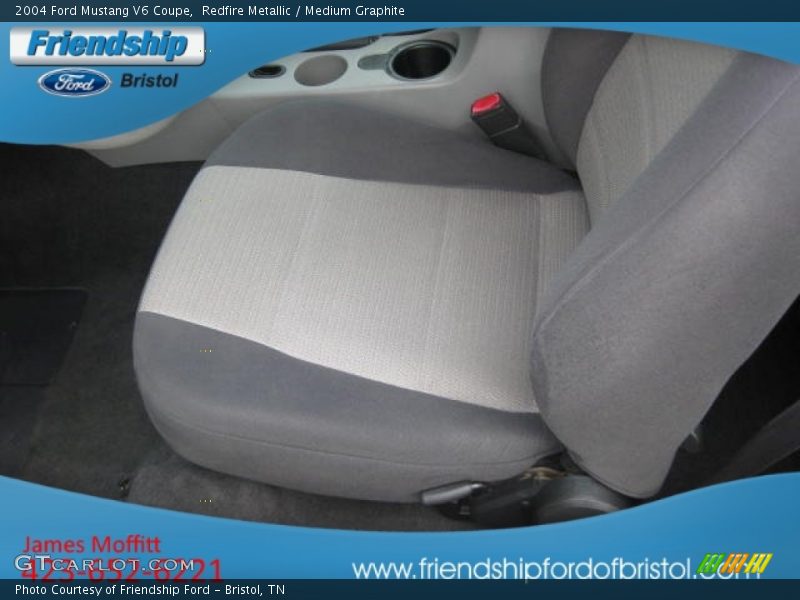 Redfire Metallic / Medium Graphite 2004 Ford Mustang V6 Coupe