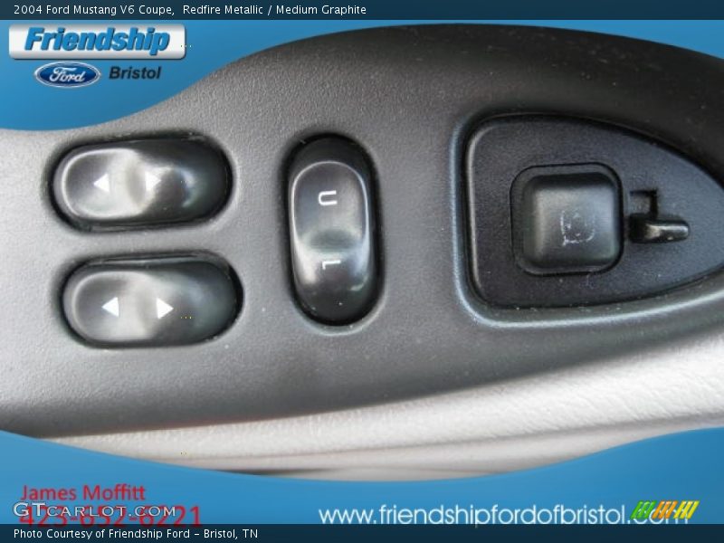 Redfire Metallic / Medium Graphite 2004 Ford Mustang V6 Coupe