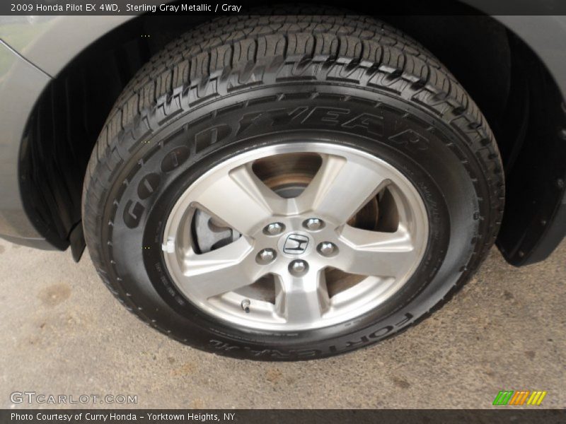 Sterling Gray Metallic / Gray 2009 Honda Pilot EX 4WD