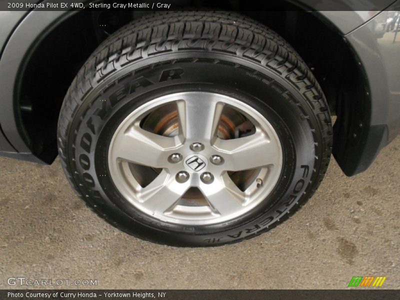 Sterling Gray Metallic / Gray 2009 Honda Pilot EX 4WD