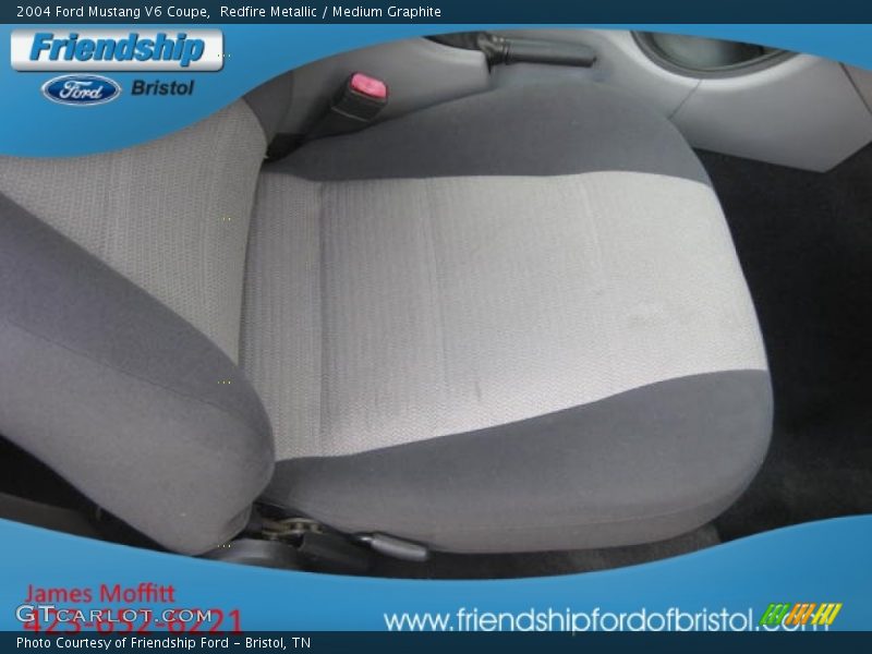 Redfire Metallic / Medium Graphite 2004 Ford Mustang V6 Coupe