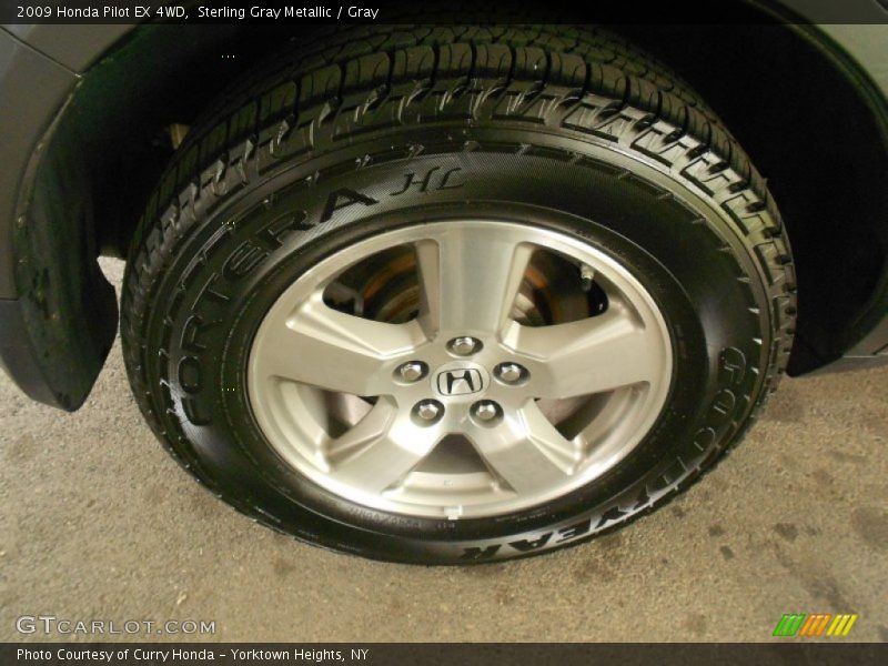 Sterling Gray Metallic / Gray 2009 Honda Pilot EX 4WD