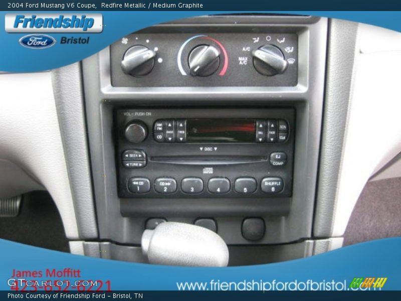 Redfire Metallic / Medium Graphite 2004 Ford Mustang V6 Coupe