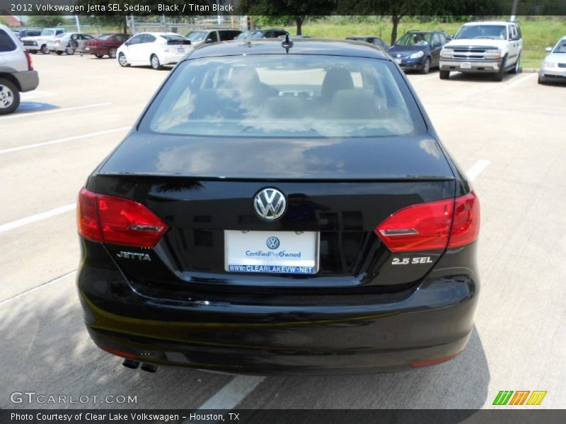 Black / Titan Black 2012 Volkswagen Jetta SEL Sedan